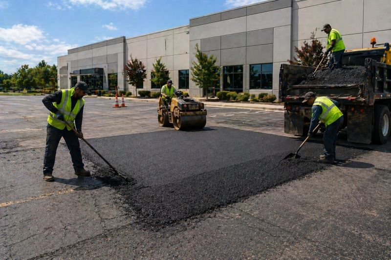 Asphalt Parking Lot Repair in Conway, AR