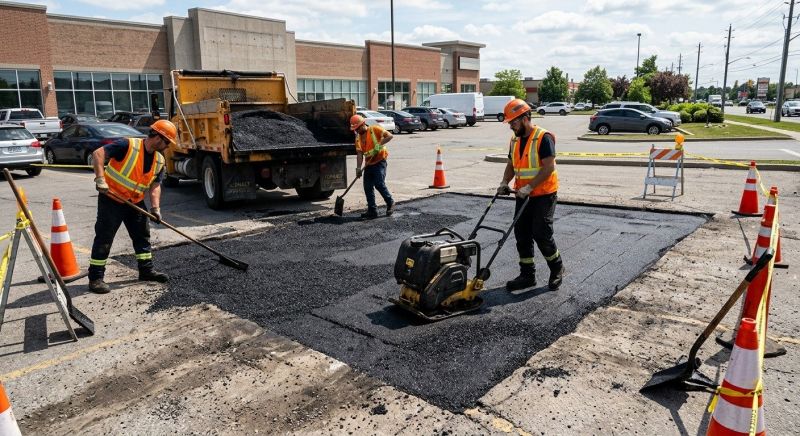 Asphalt Parking Lot Repair in Orange County, CA