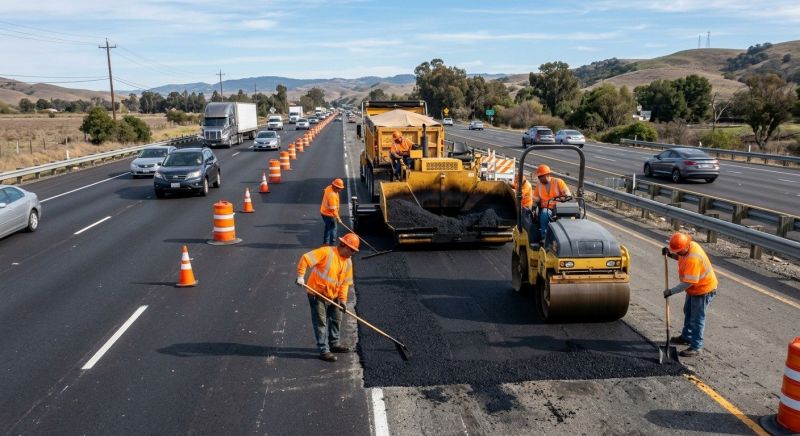 Highway Resurfacing in Orange County, CA