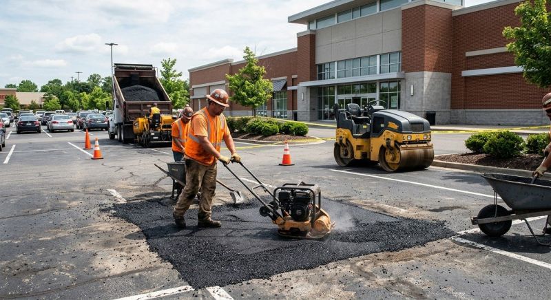 Asphalt Parking Lot Repair in San Diego, CA