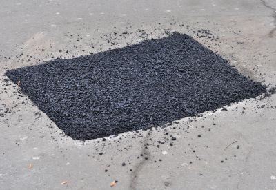 Asphalt Patchings in Progress