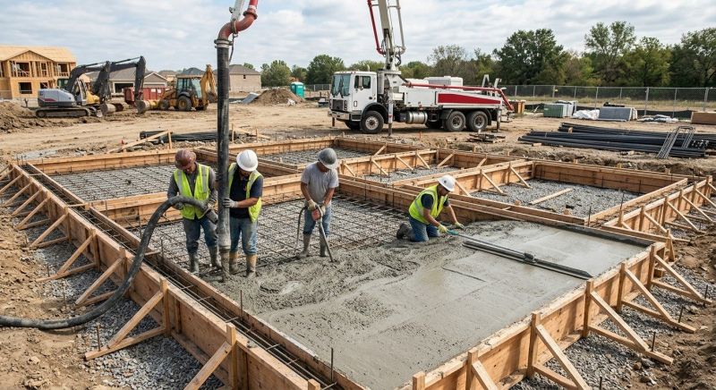 Cement Foundation Installation in Fort Worth, TX