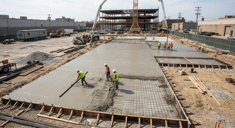 Commercial Slab Construction in Littleton, CO