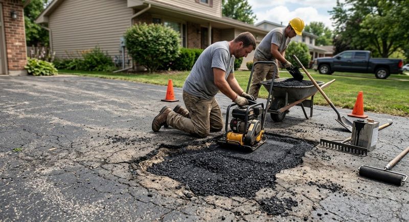 Driveway Asphalt Repair in Little Rock, AR
