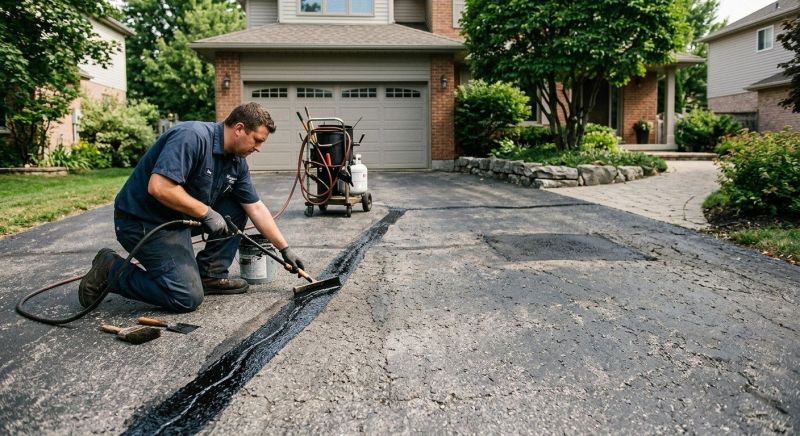 Driveway Blacktop Repair in Little Rock, AR