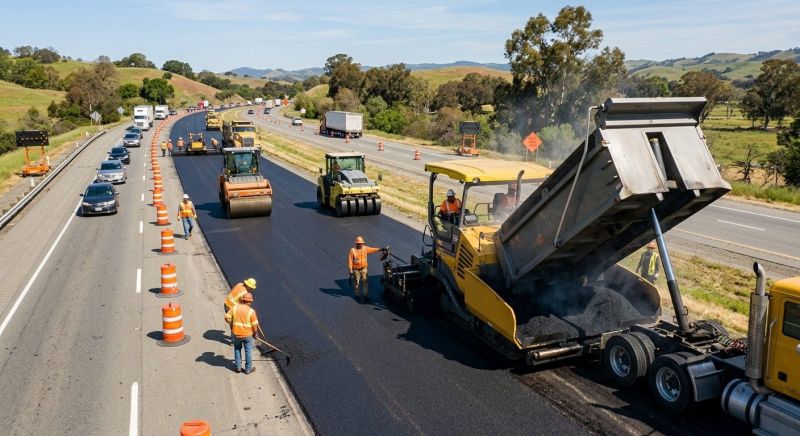 Highway Resurfacing in San Diego County, CA