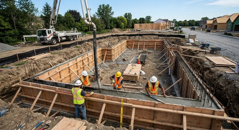 House Foundation Installation in Columbus, OH