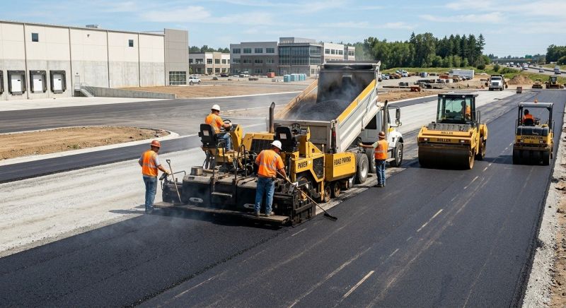 Industrial Asphalt Paving in Little Rock, AR