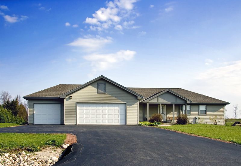 Blacktop Driveway with Clean Edges