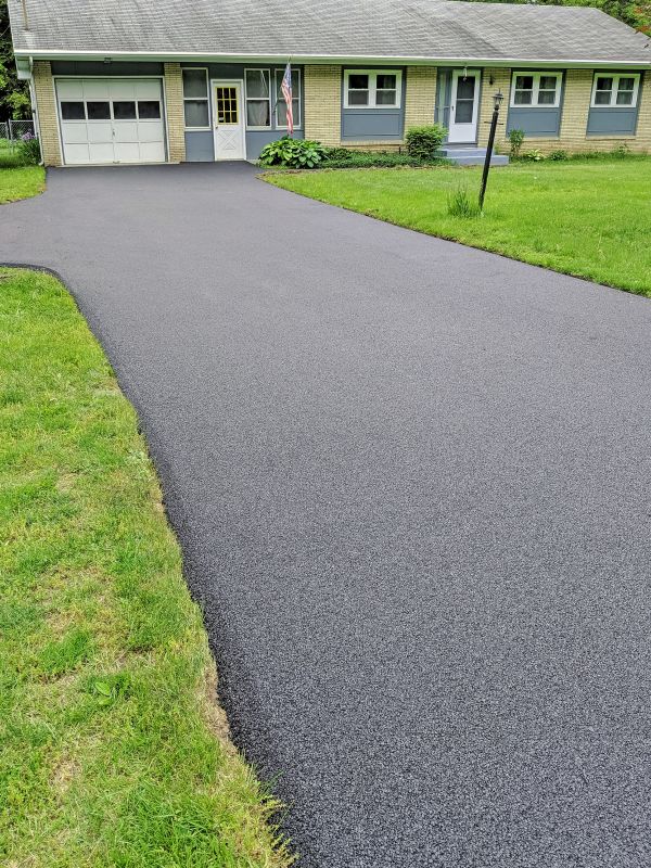 Residential Asphalt Driveway from Angle